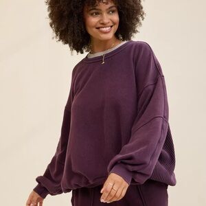 Aerie Purple Sweatshirt